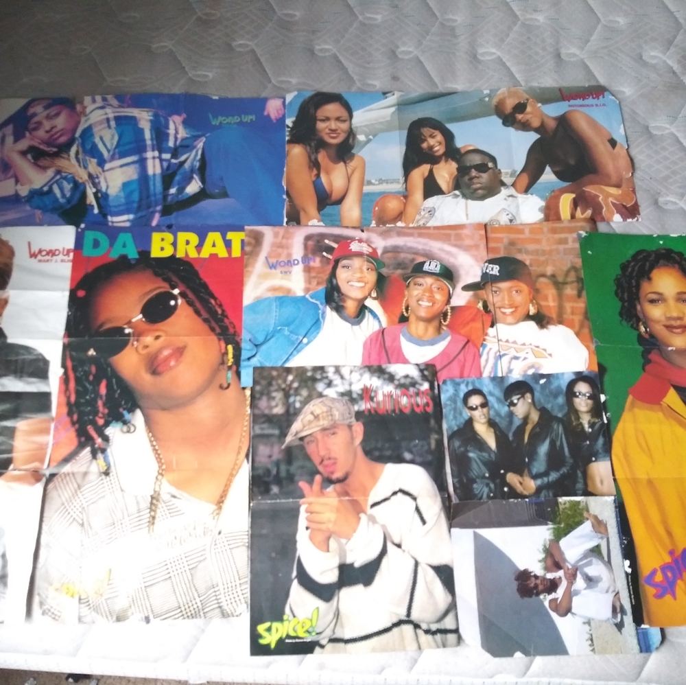 Rap,r&b poster lot,set